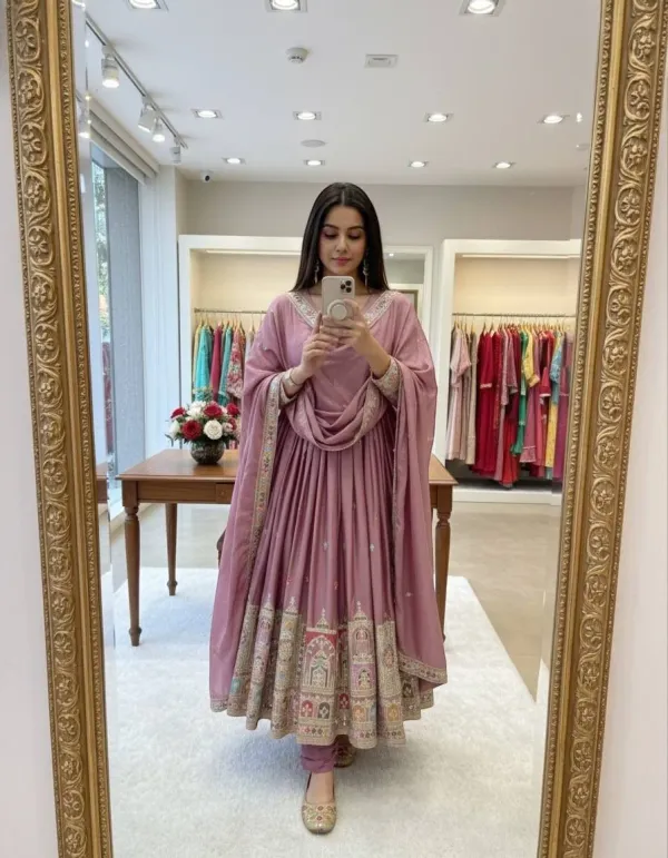 Mauve_Luxury_Chinon_Silk_Embroidered_Gown_Set_With_Pant_Dupatta