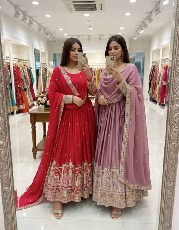 Mauve_Luxury_Chinon_Silk_Embroidered_Gown_Set_With_Pant_Dupatta
