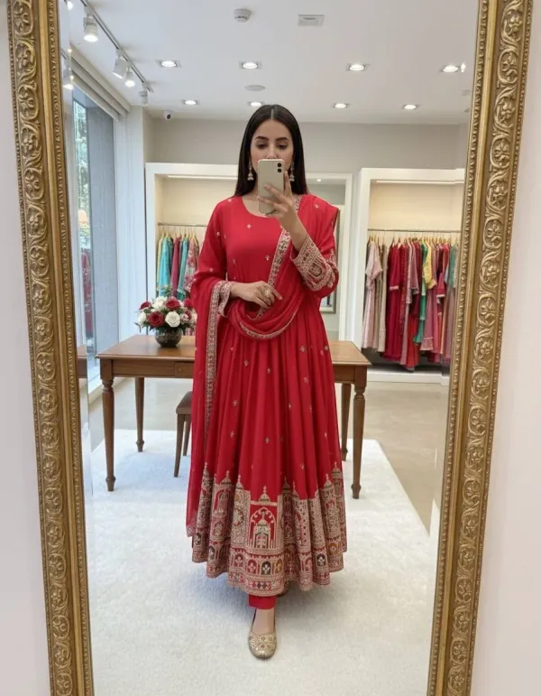 Mauve_Luxury_Chinon_Silk_Embroidered_Gown_Set_With_Pant_Dupatta