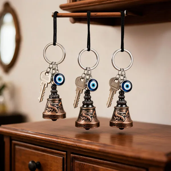 Orange_Metal_Handcrafted_Evil_Eye_Bell_Lucky_Key_Chain_For_Unisex_Pack_of_3