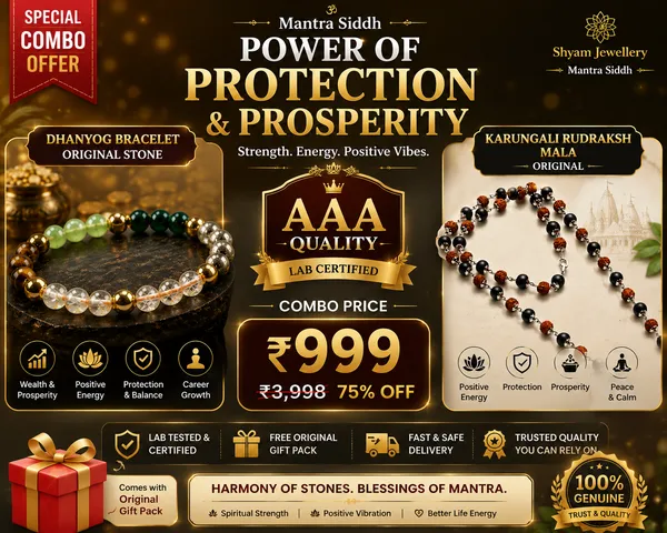 Mantra_Siddh_Dhanyog_Bracelet_+_Karungali_Rudraksha_Mala_Combo