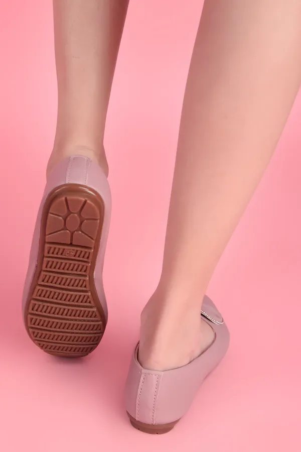 Dusty_Pink_Ballet_Flats_With_Bow_Detail_For_Women