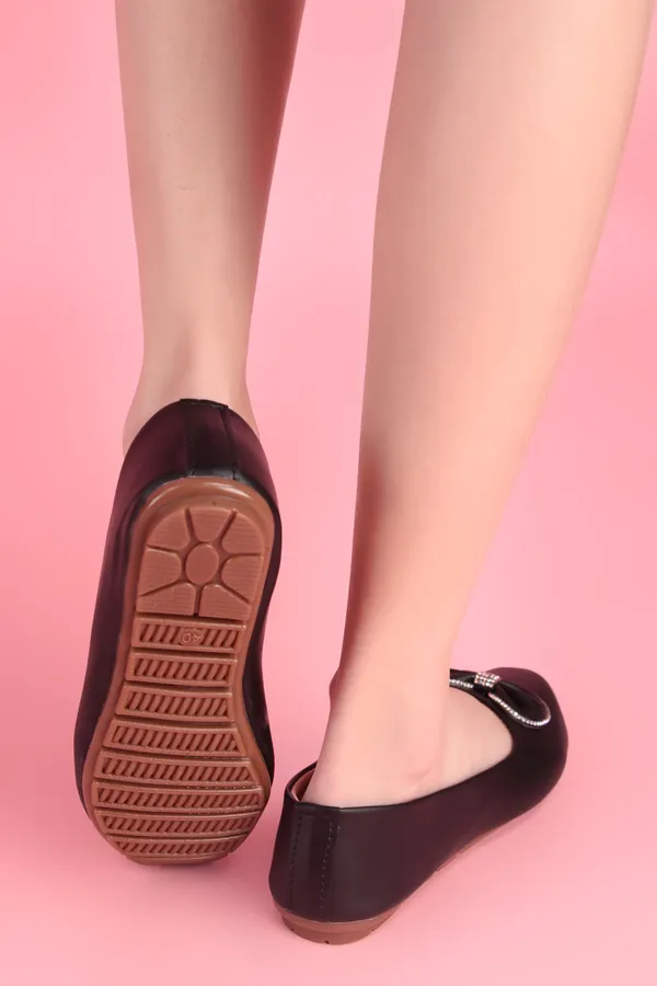 Black_Elegant_Bow_Ballet_Flats_For_Women