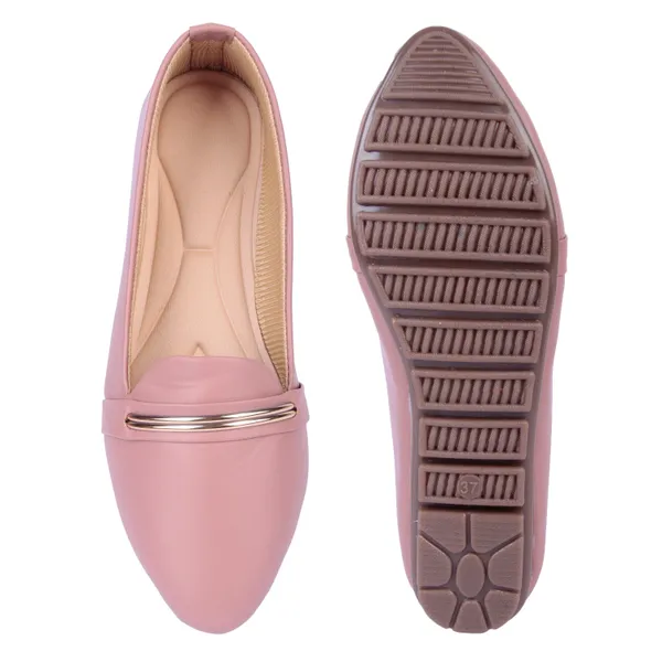 Pink_Slip_On_Loafers_With_Metal_Accent_For_Women