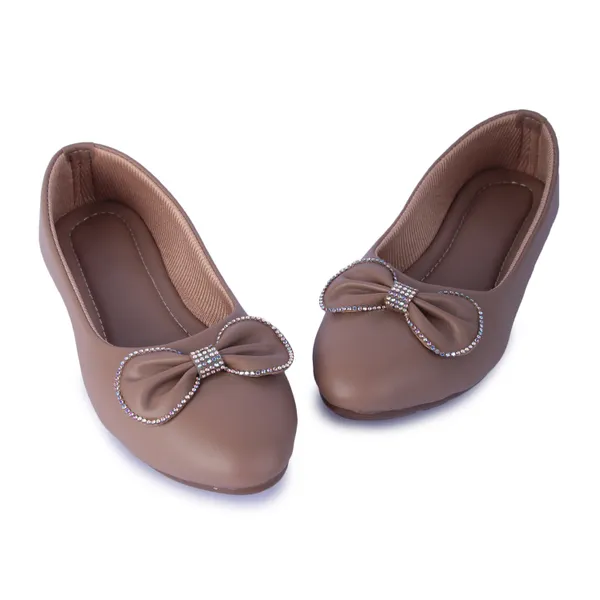 Beige_Bow_Ballet_Flats_With_Embellished_Detail_For_Women