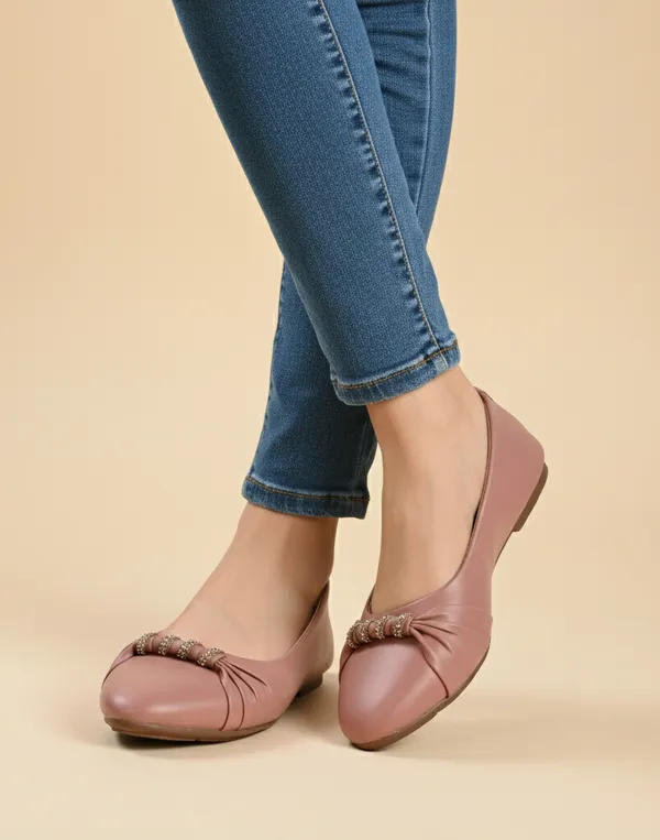 Pink_Ballet_Flats_With_Embellished_Bow_Detail_For_Women