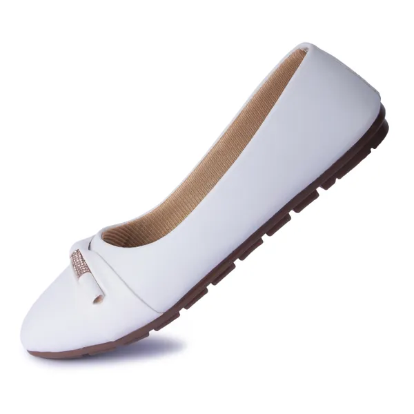 White_Ballerina_Flats_With_Embellished_Bow_Detail_For_Women