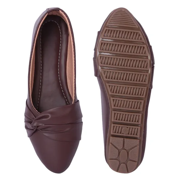 Brown_Casual_Slip_On_Ballerinas_For_Women