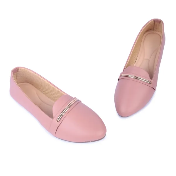 Pink_Slip_On_Loafers_With_Metal_Accent_For_Women