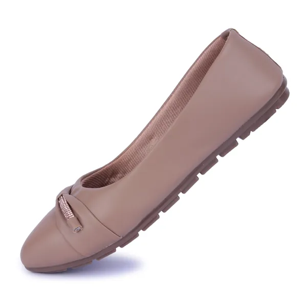 Beige_Casual_Flat_Shoes_With_Rhinestone_Bow_Detail_For_Women