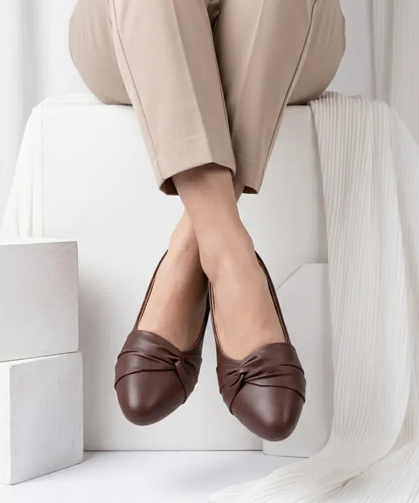 Brown_Casual_Slip_On_Ballerinas_For_Women