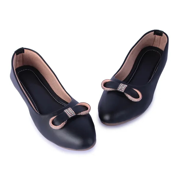 Black_Bow_Detail_Ballet_Flats_For_Women