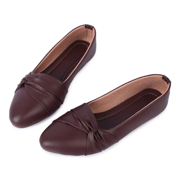 Brown_Casual_Slip_On_Ballerinas_For_Women