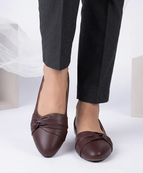 Brown_Casual_Slip_On_Ballerinas_For_Women