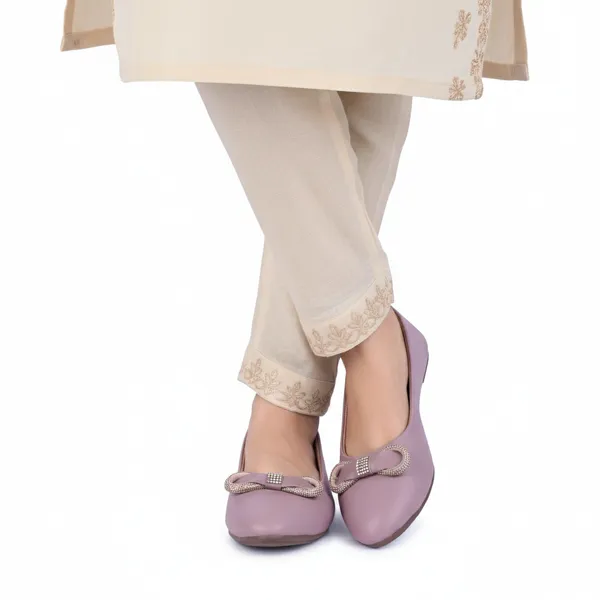 Mauve_Pink_Ballet_Flats_With_Embellished_Bow_For_Women
