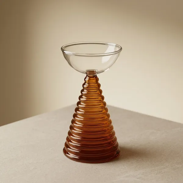 Borosilicate_Glass_Amber_Ribbed_Diya_Oil_Lamp_For_Pooja