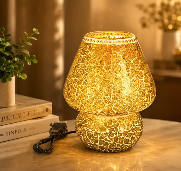 Ceramic_Mosaic_Crackle_Gourd_Shape_Table_Lamp