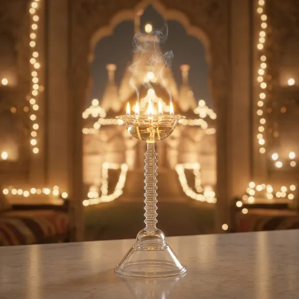 Borosilicate_Glass_Traditional_5-Wick_Panch_Aarti_Diya_Stand