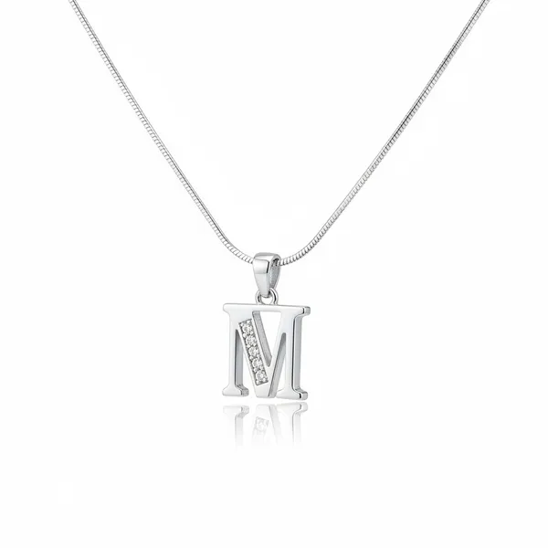 M_Alphabet_Necklace_in_925_Silver_with_White_AD_stones