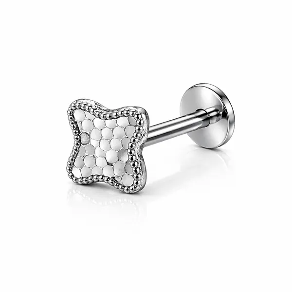 Sterling_Silver_Clover_Stud_Earrings_With_Textured_Finish92.5_Sterling_silver