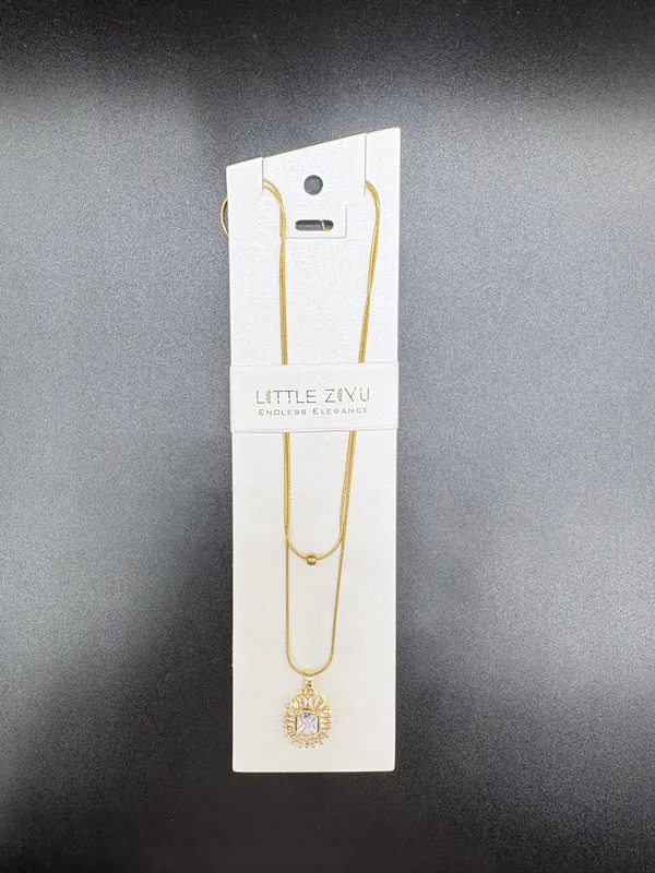 Gold_Alloy_Layered_Rectangular_Crystal_Pendant_Necklace_Set_For_Women