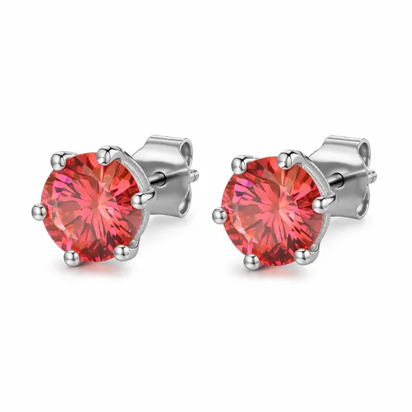 Pink_Cubic_Zirconia_Round_Stud_Earrings_With_6_Prong_Setting_in_92.5_Sterling_silver