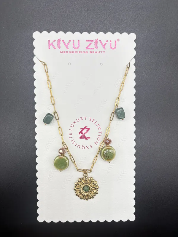 Gold_Tone_Alloy_Floral_Gemstone_Pendant_Necklace_For_Women