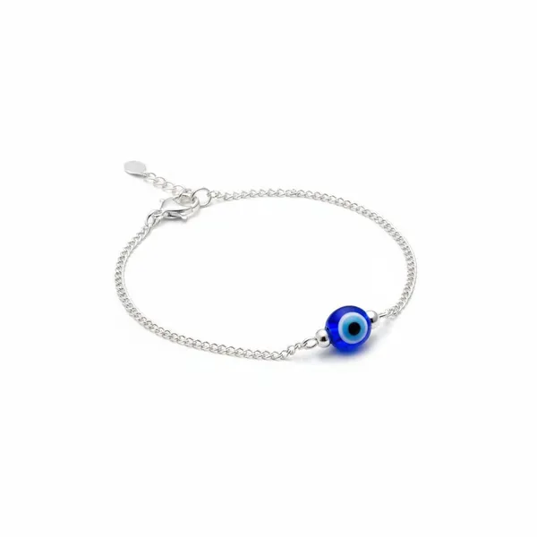 Evil_Eye_Bracelet_in_925_Silver_Blue_Glass_Bead_Silver_Chain