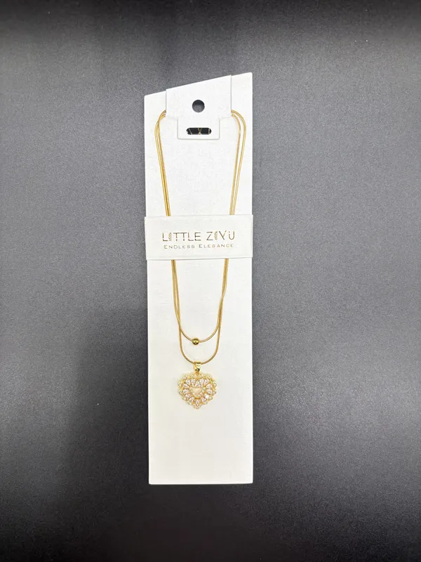 Gold_Alloy_Layered_Filigree_Heart_Pendant_Necklace_Set_For_Women