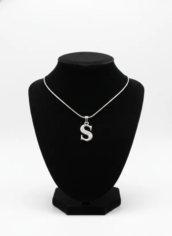 Elegant_Silver_Tone_Initial_S_Pendant_Necklace_With_Crystal_Embellishments92.5_Sterling_silver