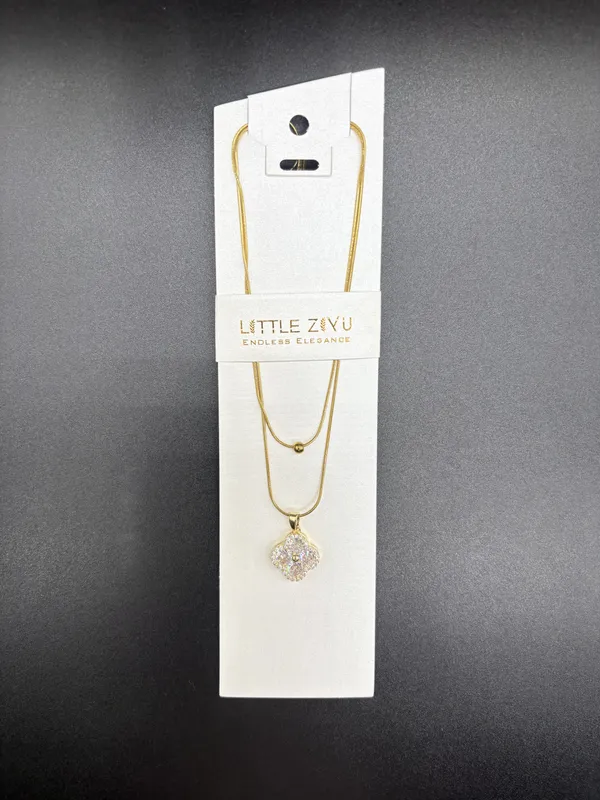 Gold_Alloy_Layered_Crystal_Ball_Pendant_Necklace_For_Women