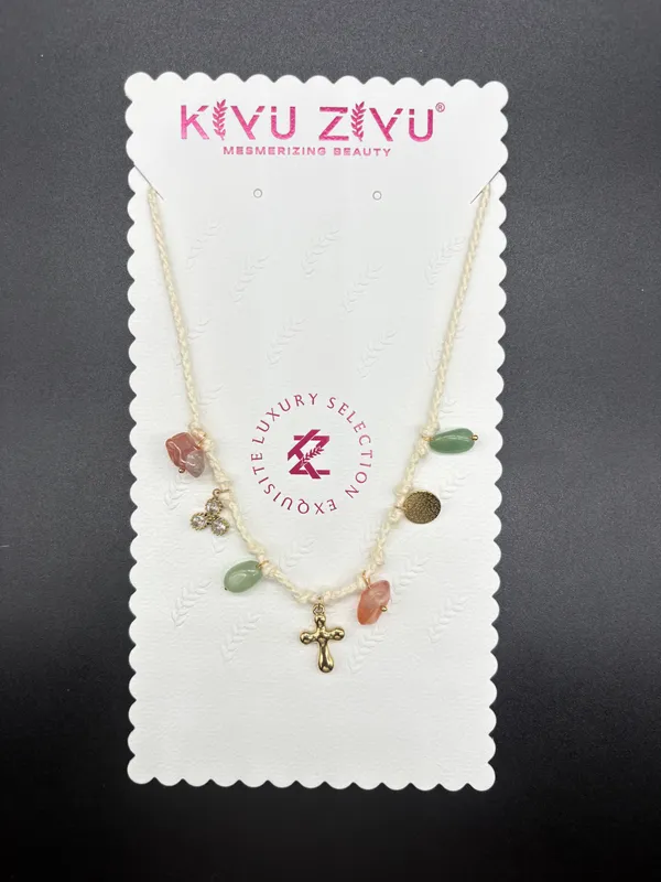 Gold_Alloy_Multicolor_Bead_Cross_Pendant_Necklace_For_Women