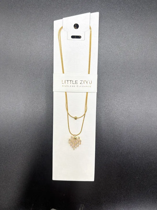 Gold_Alloy_Double_Layered_Filigree_Heart_Pendant_Necklace_For_Women