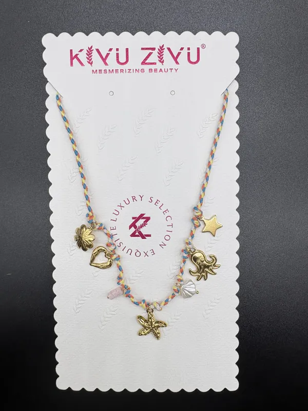 Multicolor_Alloy_Ocean_Charm_Beaded_Necklace_For_Women