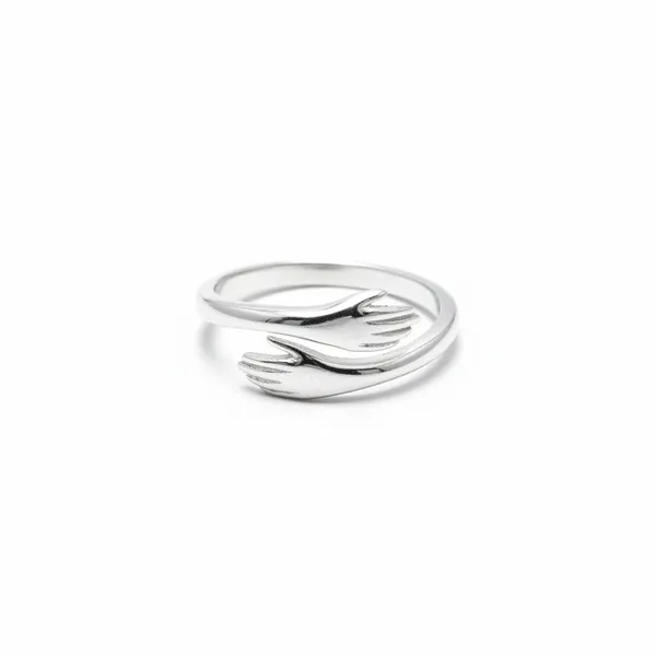 92.5_Silver_Hug_Ring_for_Women_and_Girls