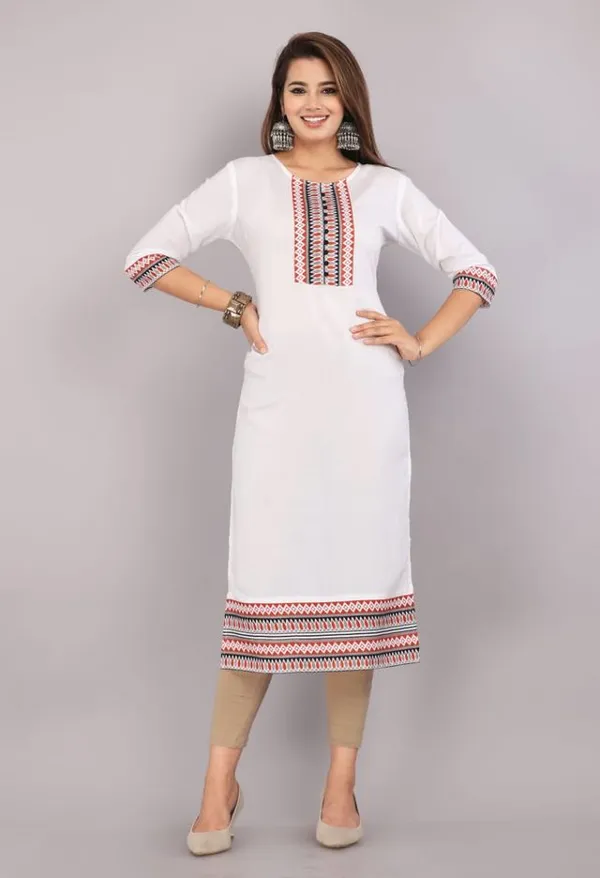 White_Cotton_Kurti_For_Women