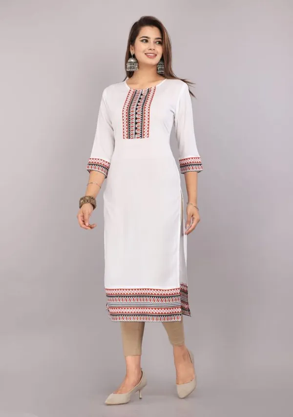 White_Cotton_Kurti_For_Women