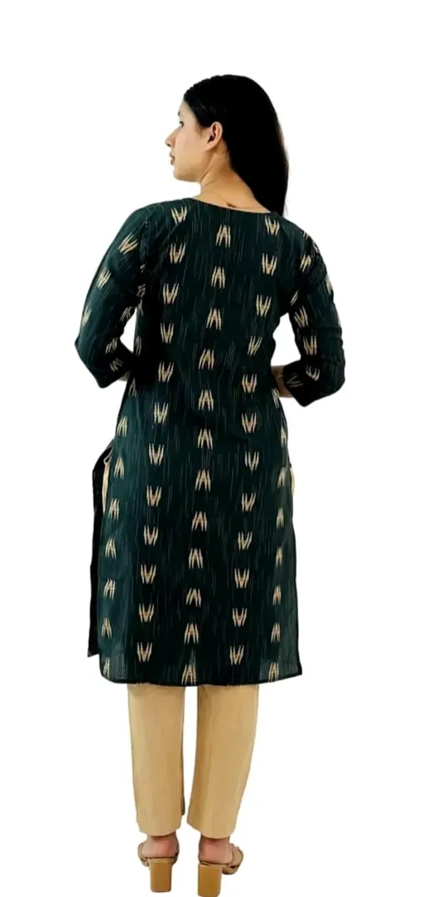 Black_Cotton_Kurti_Pant_Set_With_Dupatta_For_Women