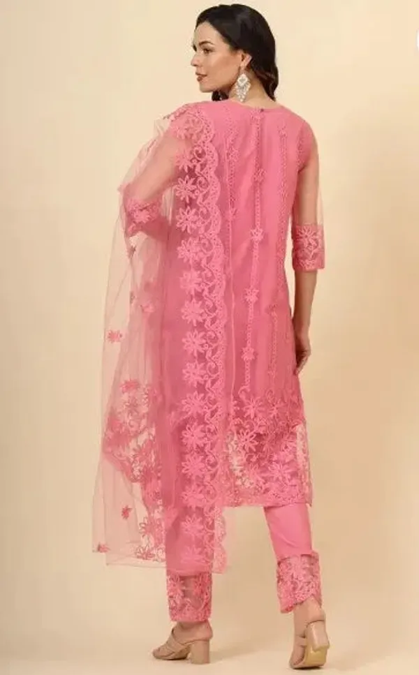 Baby_Pink_Cotton_Kurta_Pant_And_Dupatta_Set_For_Women