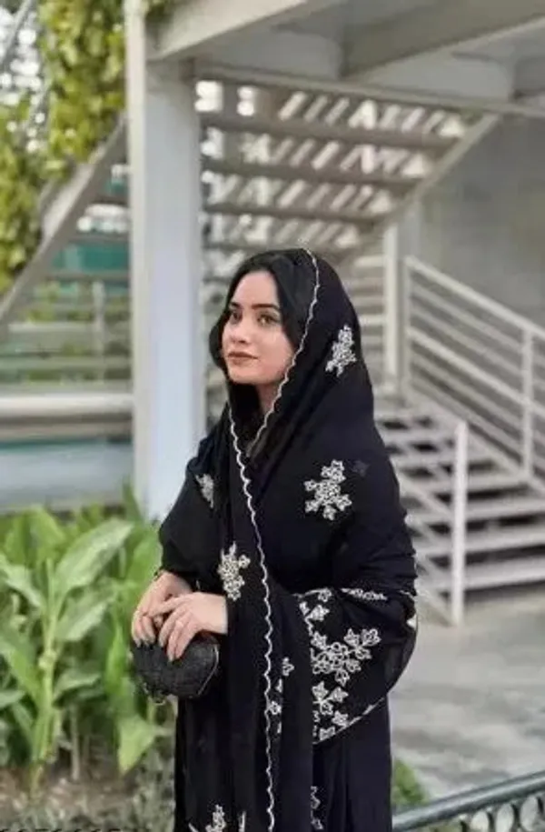 Black_Cotton_Kurta_Pant_And_Dupatta_Set_For_Women