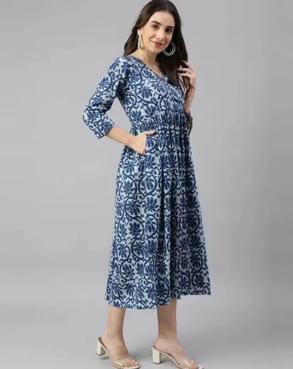 Grey_Cotton_Gown_For_Women