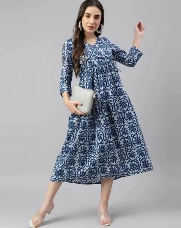 Grey_Cotton_Gown_For_Women