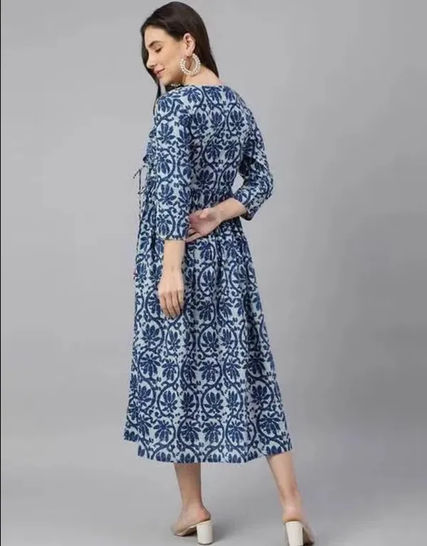 Grey_Cotton_Gown_For_Women