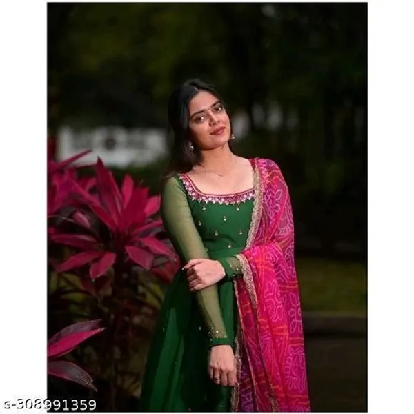 Green_Cotton_Kurti_For_Women