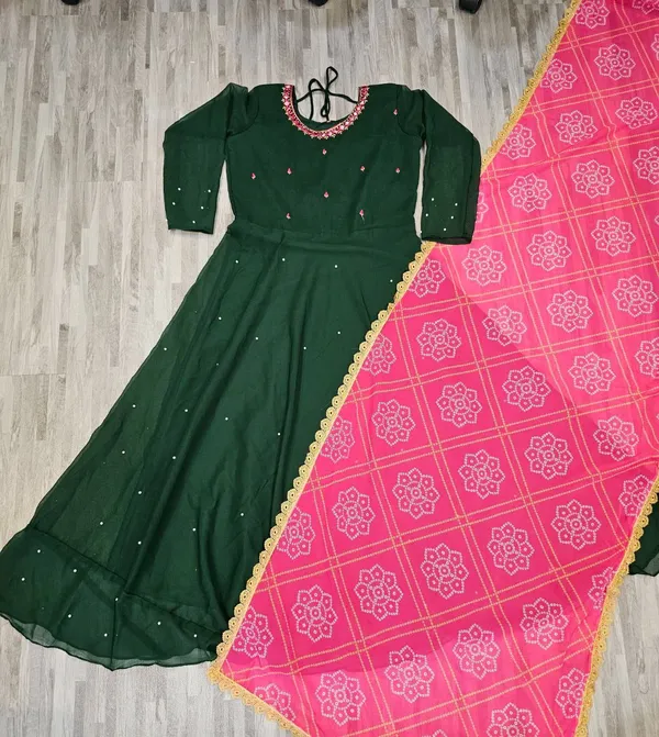 Green_Cotton_Kurti_For_Women