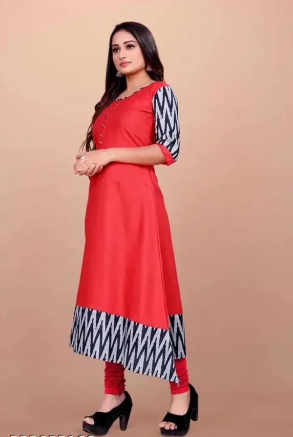 Red_Cotton_Gown_For_Women