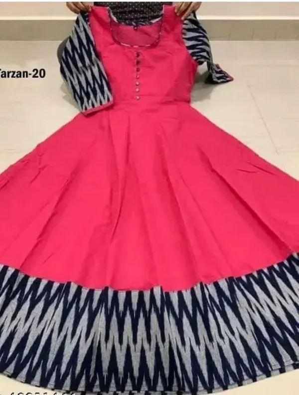 Red_Cotton_Gown_For_Women