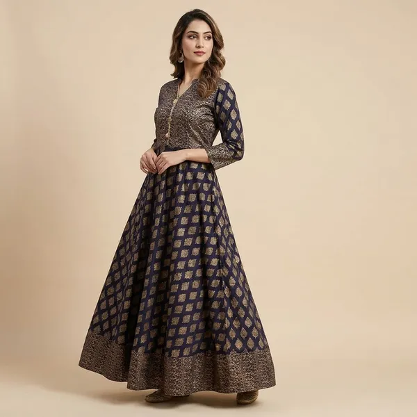 Wine_Cotton_Kurti_For_Women