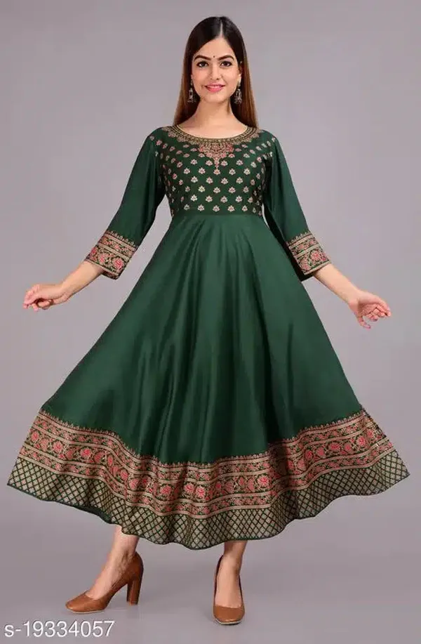 Green_Cotton_Kurti_For_Women
