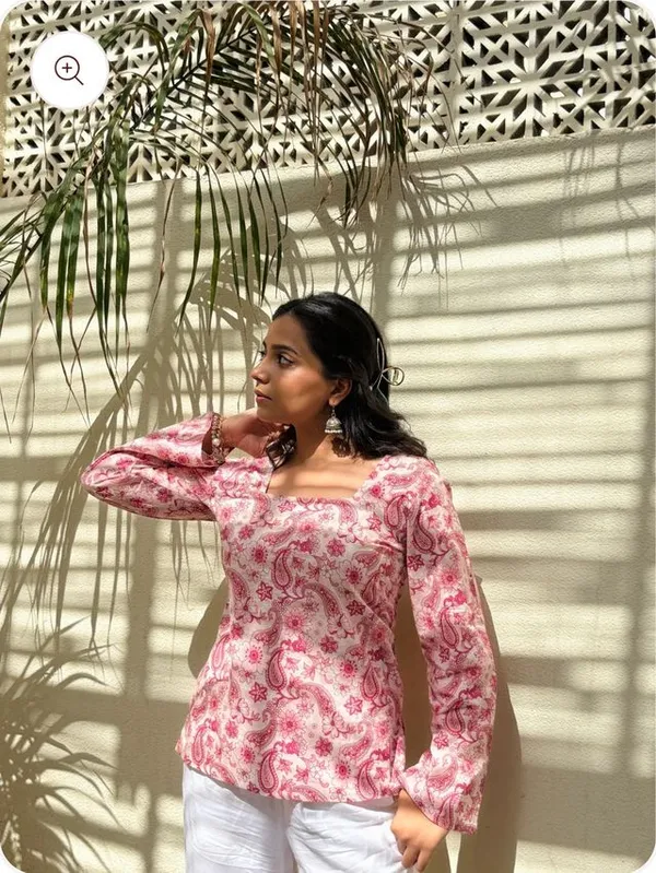 Pink_Cotton_Kurti_For_Women